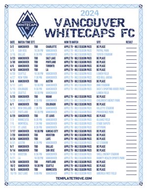whitecaps schedule 2024